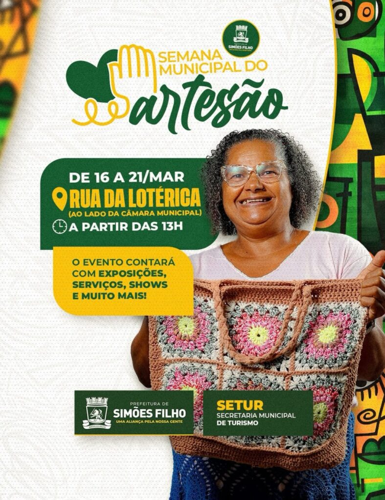 Prefeitura realiza Semana Municipal do Artesão de 16 a 21 de março