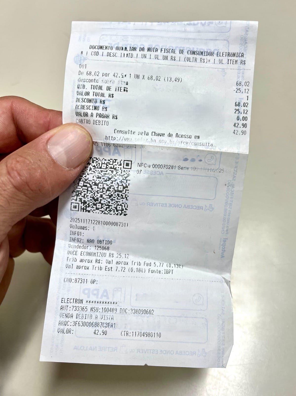 Compras feitas até o dia 30 concorrem ao sorteio de maio da Nota Premiada Bahia