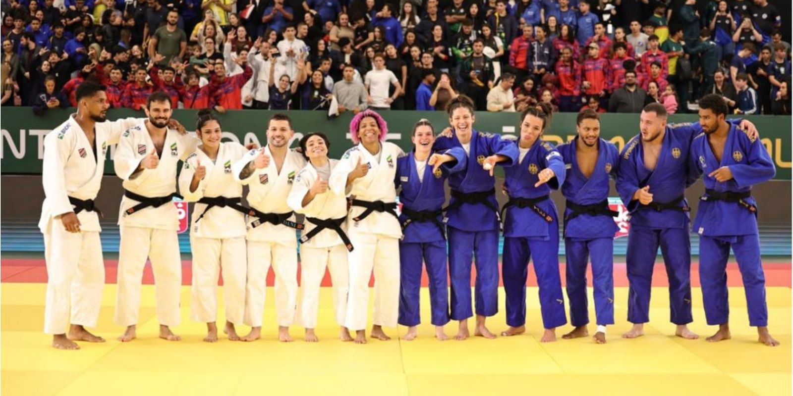 Brasil derrota Alemanha e leva título do Desafio Internacional de Judô